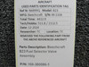 169-380086-1 Beechcraft B23 Fuel Selector Valve Assembly