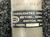 Consolidated Controls 6607A2-57 ALT 60-389012-1 Beechcraft 58P Consolidated Pressure Switch 28V