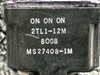 Beechcraft MS27408-1M MPN 2TL1-12M Beechcraft A36TC Auxiliary Fuel Pump Switch 28V