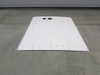 0523521-27 Cessna 172M White Tank Well Cover Assembly LH with Indent