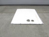 0523521-27 Cessna 172M White Tank Well Cover Assembly LH with Indent