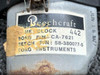 Borg Instruments 58-380077-5 MPN CA-7621 Borg Electric Clock Indicator Volts 14