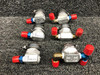 Cessna Aircraft Parts 805593-01 / 1211046-7 Cessna T206H Oxygen Indicating / Distribution Valve Set