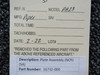 16732-000 Piper PA23 Plate Assembly (NEW OLD STOCK) (SA) BAS Part Sales | Airplane Parts