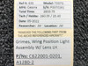 C622001-0201 / A1280-2 Grimes Wing Position Light Assembly W/ Lens LH