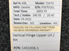 1431006-1 Cessna T337G Vertical Hinge Upper LH / RH