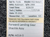 A014-5 Robinson R22 Forward Landing Gear Shackle Assembly