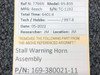 169-380021-11 Beechcraft 95-B55 Stall Warning Horn Assembly