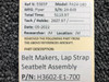 H3602-E1-700 Belt Makers Lap Strap Seatbelt Assembly BAS Part Sales | Airplane Parts