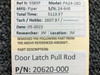 Piper Aircraft Parts 20620-000 Piper PA24-180 Door Latch Pull Rod