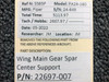 Piper Aircraft Parts 22697-007 Piper PA24-180 Wing Main Gear Spar Center Support