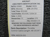 660226-001 Mooney M20J Throttle Control Cable (Length: 46-15/16")