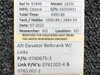 Cessna Aircraft Parts 0760675-3, 0761202-4 Cessna 182M Aft Elevator Bellcrank w Links