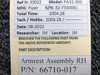 66710-017 Piper PA32-300 Armrest Assembly RH