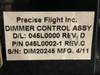 Precise Flight 0918111-1 MPN 045L0002-1 Precise Flight Circuit Breaker W/ Switch Panel Assy