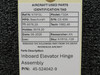 45-524042-9 Beechcraft F33A Inboard Elevator Hinge Assembly