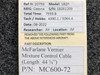 MC600-72 McFarlane Vernier Mixture Control Cable (Length: 44-3/4") BAS Part Sales | Airplane Parts