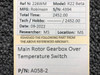 A058-2 Robinson R22 Beta Main Rotor Gearbox Over Temperature Switch