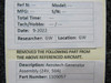 1105057 Aerotech Generator Assembly (Volts: 24, Amps: 50) (CORE) BAS Part Sales | Airplane Parts