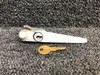 Beechcraft Parts 35-400014 / 35-590070-3 Beech 35 Cabin Door Outer Handle W/ Lock and Key