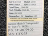 011-00779-30 Garmin GTX-33 Mode S Transponder W/ Tray (Volts: 14/28)