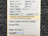 46148-5 Rockwell 112A Cabin Heat Control Cable Assembly (Length: 51-1/2") BAS Part Sales | Airplane Parts