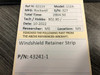 43241-1 Rockwell 112A Windshield Retainer Strip BAS Part Sales | Airplane Parts