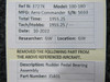 Aero Commander 35801 Aero Commander 100-180 Rudder Pedal Bar Bearing Assembly 