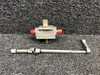 Cessna Aircraft Parts 0513120-5 (USE: MC0513120-5) Cessna 175 Fuel Selector Valve W/ Shaft & Handle 