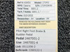 2467001-2 (Use: 2467001-4) Cessna 172RG Pilot Right Foot Brake & Rudder Pedal