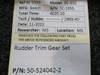 50-524042-2 Beechcraft 95-B55 Rudder Trim Gear Set
