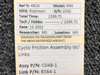 C048-1 / B564-1 Robinson R44 Cyclic Friction Assembly W/ Links