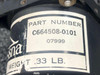 C664508-0101 (USE: C664508-0202) Cessna Electric Clock Indicator (Core)