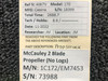 1C172/EM7453 McCauley 2 Blade Propeller (No Logs) (PROP STRUCK, CORE)