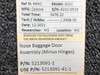 5213091-1 (USE: 5213091-41-1) Cessna 421C Nose Baggage Door Assy (Minus Hinges)