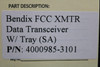 Bendix Airplane Parts & Equipment 4000985-3101 Bendix DM-2031A FCC XMTR Data Transceiver W/ Tray (SA) 
