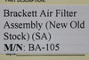 Brackett BA-105 Brackett Air Filter Assembly (NEW OLD STOCK) (SA) 
