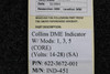 Collins 622-3672-001 Collins IND-451 DME Indicator W/ Mods (Volts: 14-28) (CORE) (SA) 