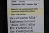 Stewart-Warner C668020-0121 Stewart Warner RPM / Tachometer Indicator (Hours: 2059.1) (SA) 