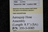 Aeroquip 350-3-0085 Aeroquip Hose Assembly (Length: 8.5") (SA) 