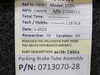 0713070-28 Cessna 172N Parking Brake Tube & Cable Assembly