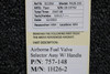 Airborne 757-148 Piper PA28-235 Airborne 1H26-2 Fuel Valve Selector Assembly W/ Handle 