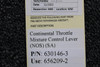 Continental Motors  630146-3 (USE: 656209-2) Continental Throttle Mixture Control Lever (NOS) (SA) 