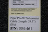 Piper Aircraft Parts 554-461 Piper PA-38 Tachometer Shaft Assembly (Length: 29.5") (SA) 