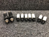 7277-5-5, 109-250-101 Klixon, Wood Electric Circuit Breaker Set of 9 (3-50A)