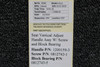 1200159-3 Cessna 421C Seat Vertical Adjust Handle with Screw and Block Bearing