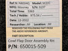650015-509 Mooney M20C Cowl Flap Door Assembly RH