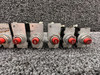 MS24510-5 Klixon, Texas Instruments Circuit Breaker Set of 8 (Amps: 2-20)