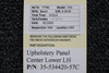 Beechcraft Parts 35-534420-57C Beechcraft V-35 Upholstery Panel Center Lower LH 