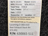 Lycoming Aircraft Engines & Parts 630065-511 Lycoming O-360-A1D Rear Exhaust Stack RH has Probe Hole 